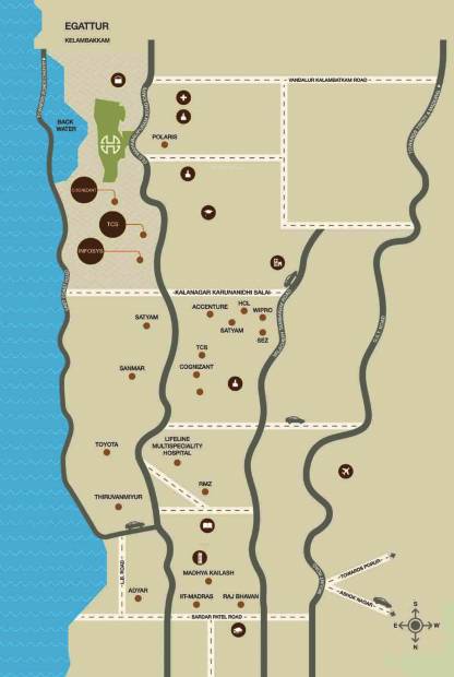  amalfi Images for Location Plan of Hiranandani Amalfi