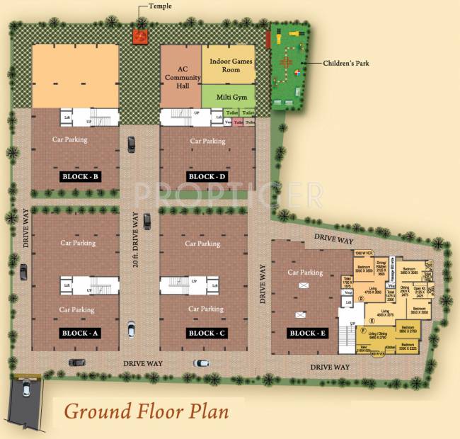  north-view Images for Cluster Plan of Bhawani North View