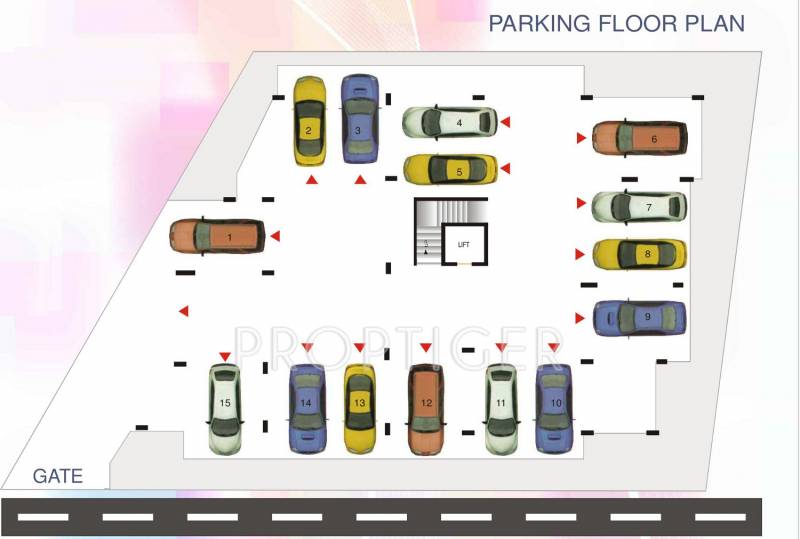 chattles-&-edifice gajamukha-residency Cluster Plan