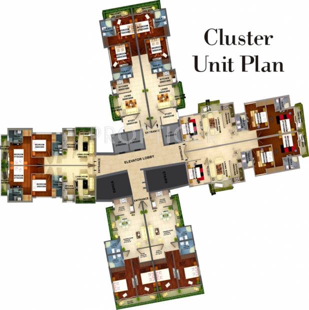  la-casa Images for Cluster Plan of Adwik La Casa