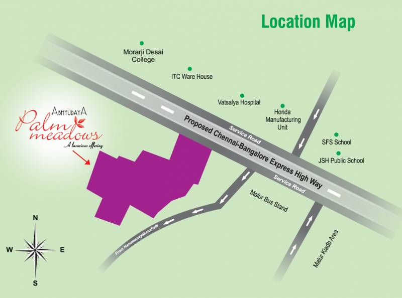  palm-meadows Images for Location Plan of Abhyudaya Palm Meadows