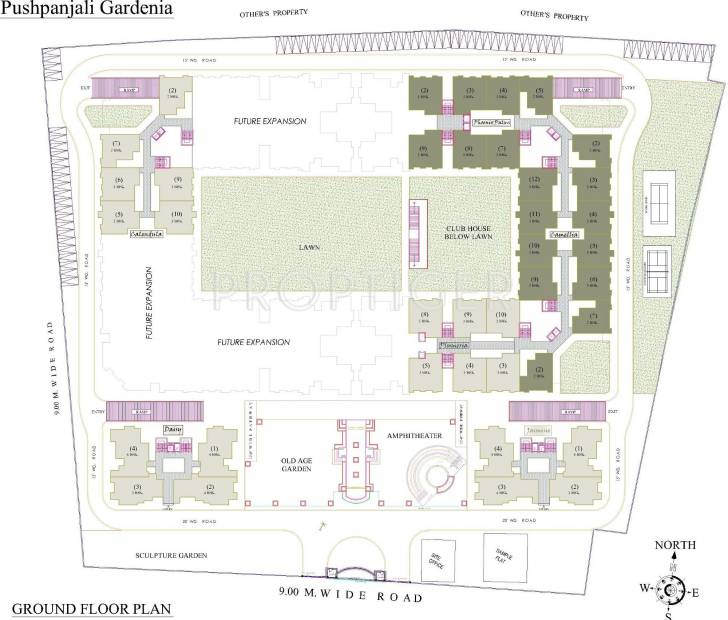 Images for Cluster Plan of Pushpanjali Gardenia