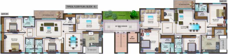 Images for Cluster Plan of Sri Fortune Exotica
