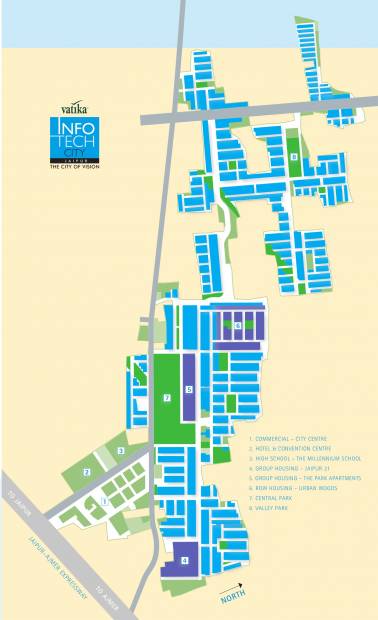  the-park Images for Location Plan of Vatika The Park