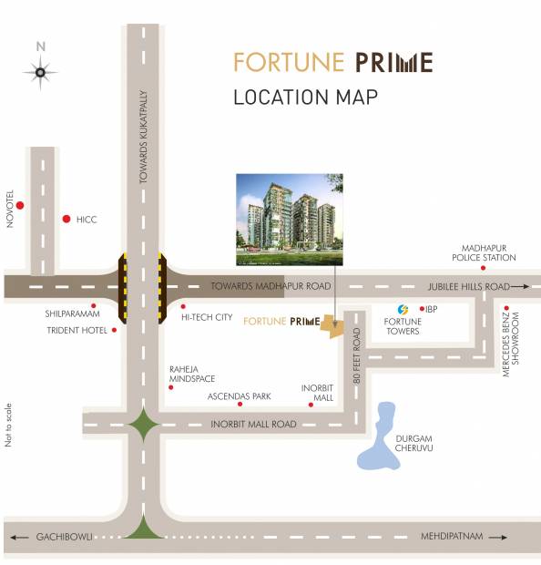  fortune-prime Images for Location Plan of DSR Fortune Prime