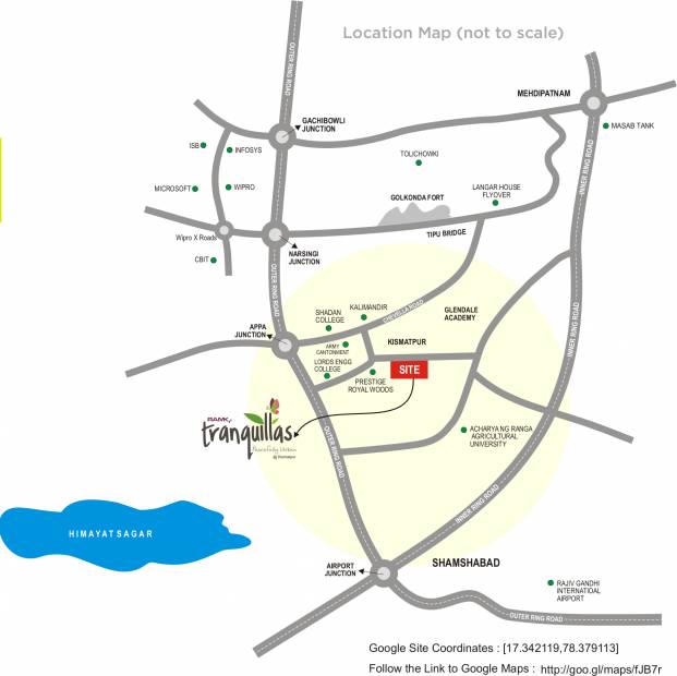  tranquillas Images for Location Plan of Ramky Tranquillas
