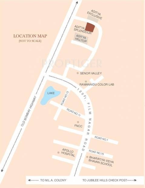 Images for Location Plan of Sri Aditya Splendour