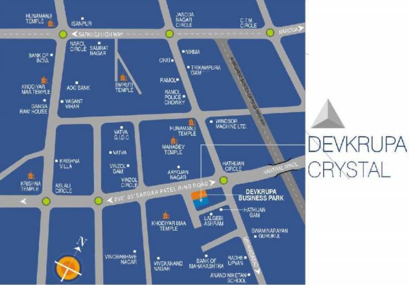  dev-krupa-crystal Images for Location Plan of Sahjanand Dev Krupa Crystal