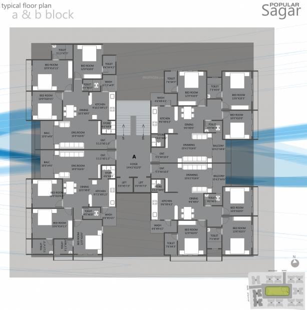  sagar Images for Cluster Plan of Popular Sagar
