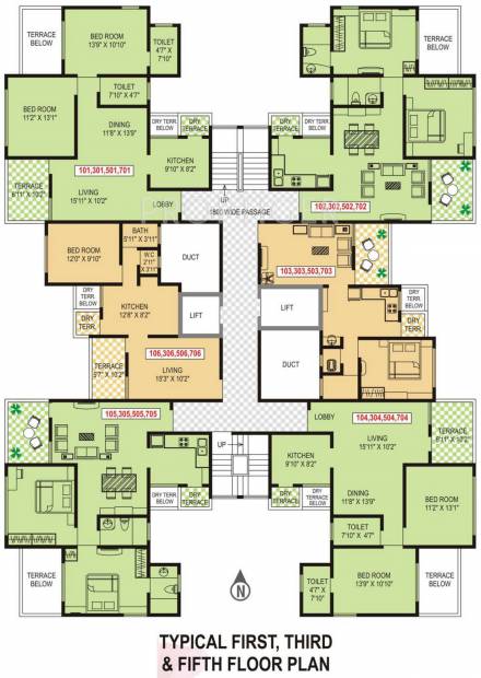 Images for Cluster Plan of Icon Windsor Apartments