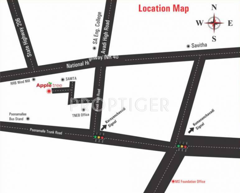ms-foundations apple-tree Location Plan