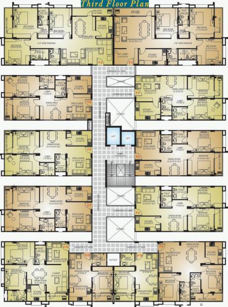 hare-krishna-homes Images for Cluster Plan of Okay Plus Hare Krishna Homes