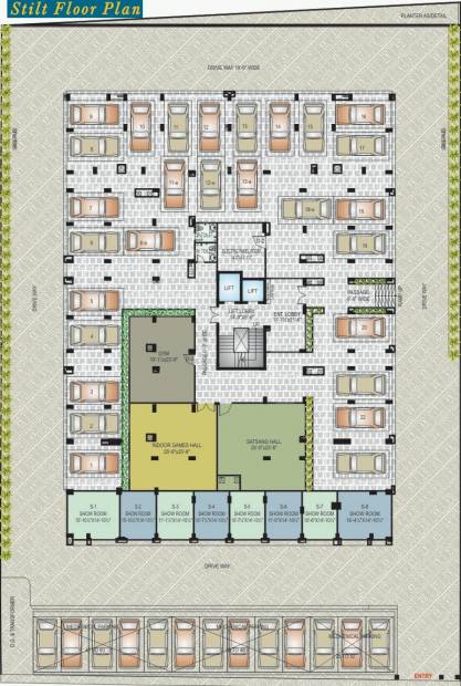  hare-krishna-homes Images for Cluster Plan of Okay Plus Hare Krishna Homes