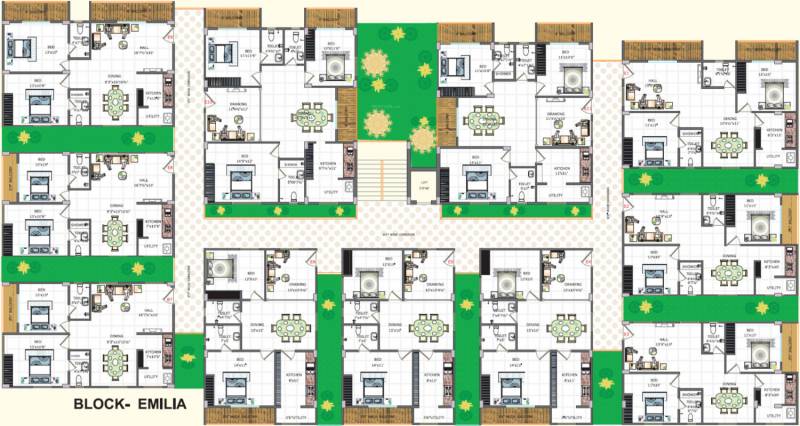  springfields Images for Cluster Plan of Sruthika Springfields