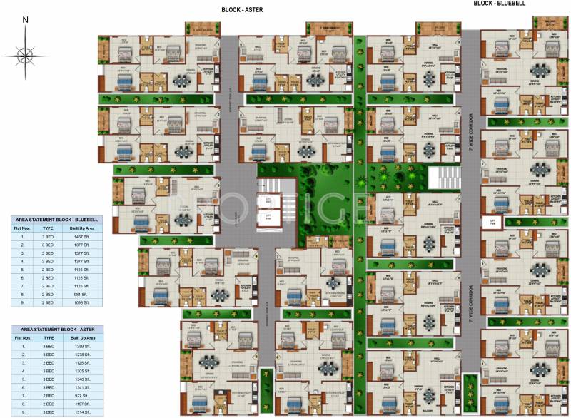  springfields Images for Cluster Plan of Sruthika Springfields