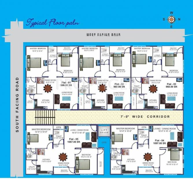 Images for Cluster Plan of Sri Sai Developers Sicindri Residency