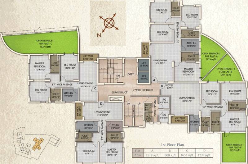Images for Cluster Plan of Oswal Orchard County