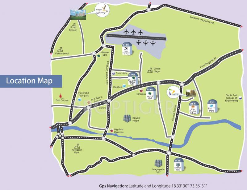 Images for Location Plan of Prasun Homes Loreto