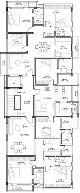  mahindra-serenity Images for Cluster Plan of Kay Arr And Co Mahindra Serenity