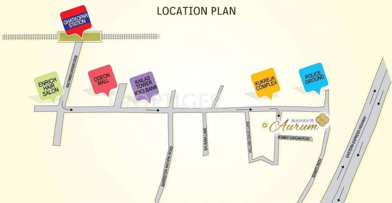 Images for Location Plan of Damji Shamji Mahavir Aurum