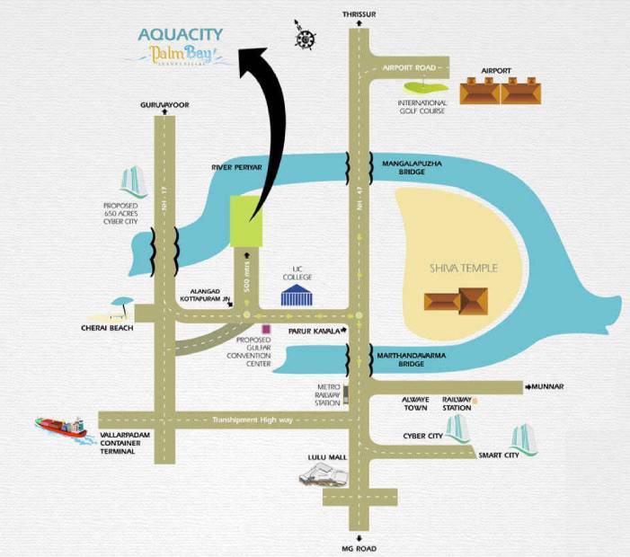 Images for Location Plan of Shwas Palm Bay Villas