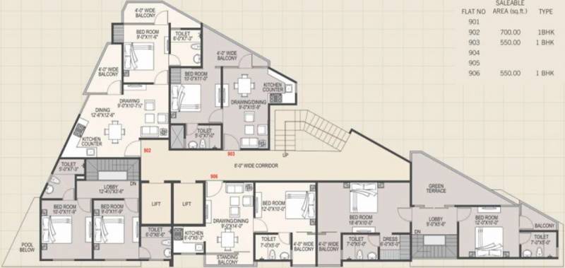 Images for Cluster Plan of Auric Prime Suites