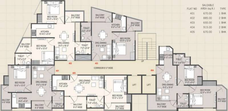 Images for Cluster Plan of Auric Prime Suites