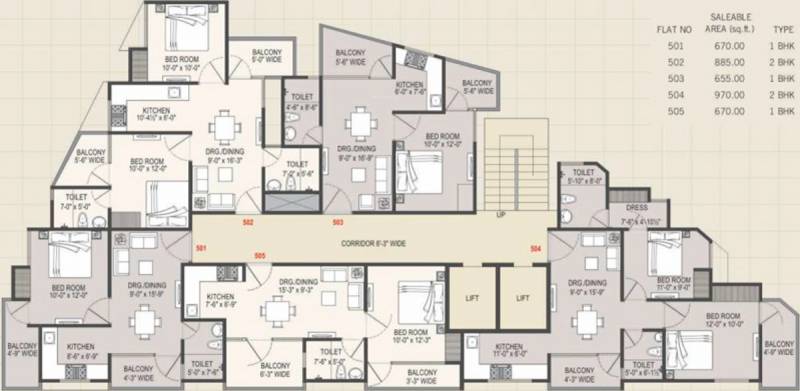Images for Cluster Plan of Auric Prime Suites