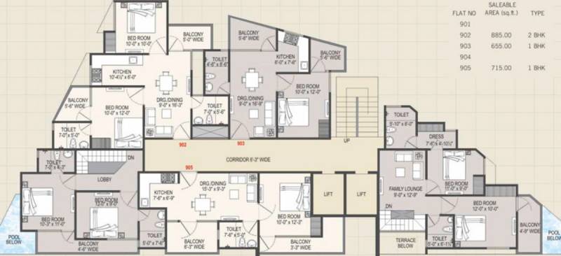 Images for Cluster Plan of Auric Prime Suites
