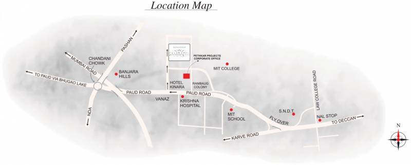 Images for Location Plan of Pethkar Projects Samrajya