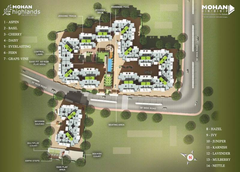  highlands Images for Site Plan of Mohan Highlands