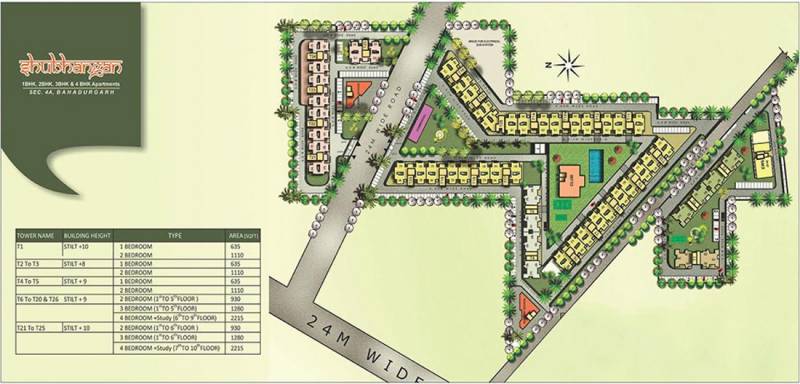  shubhangan Images for Site Plan of Omaxe Shubhangan