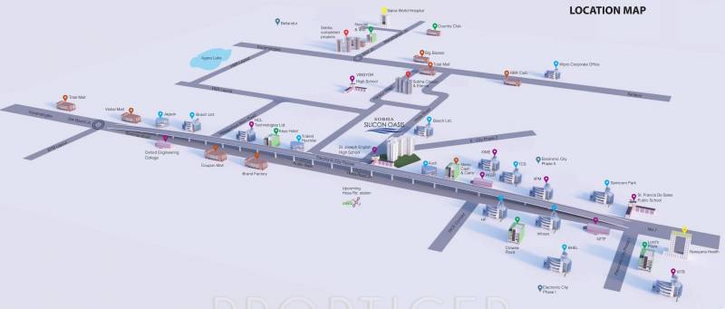 Images for Location Plan of Sobha Silicon Oasis Rowhouses