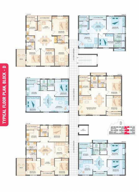  aishwarya-condos Images for Cluster Plan of Muppa Homes Aishwarya Condos