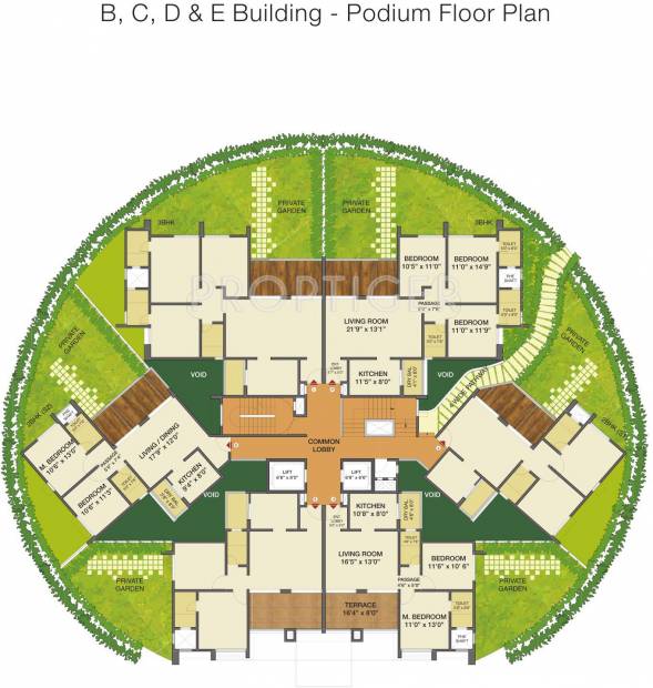  park-ivory Tower A Cluster Plan