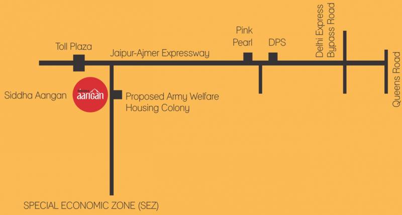  aangan-villas Images for Location Plan of Siddha Aangan Villas