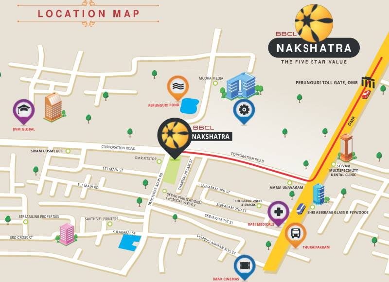  nakshatra Images for Location Plan of BBCL Nakshatra