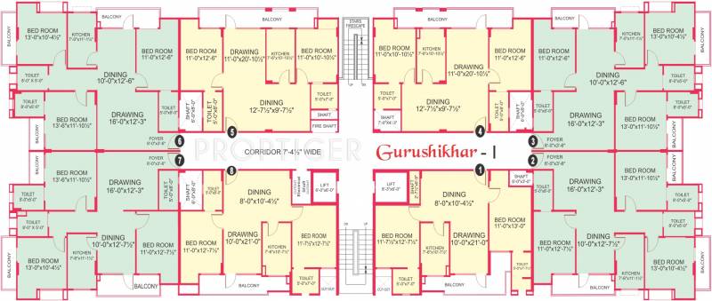  gurushikhar Images for Cluster Plan of Gurupragya Gurushikhar