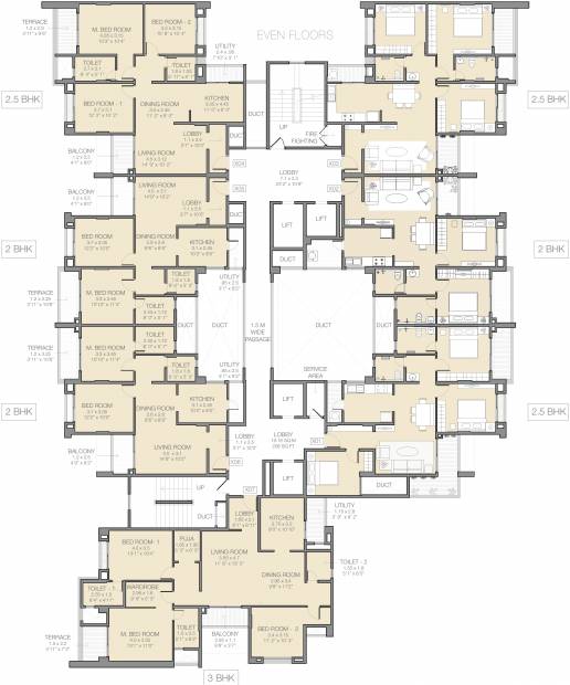 Images for Cluster Plan of Godrej Prana