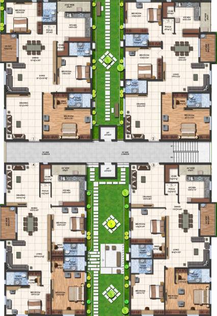  jyothi-crest Images for Cluster Plan of Vamsiram Jyothi Crest