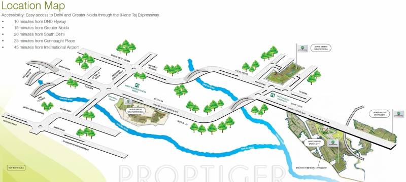  tiara-tower Images for Location Plan of Jaypee Tiara Tower