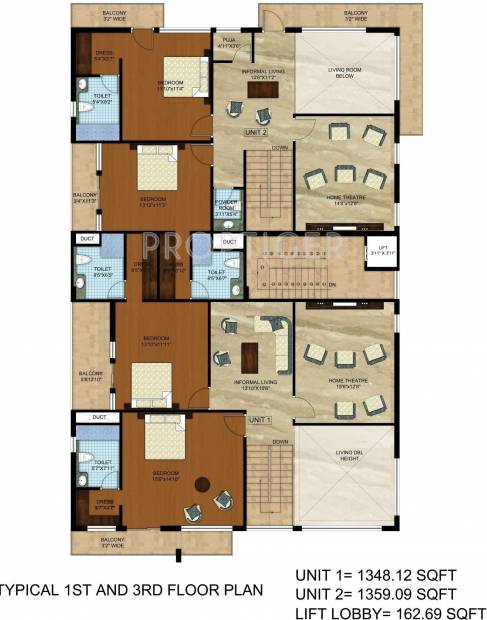  the-empress The Empress Cluster Plan from 1st to 3rd Floor