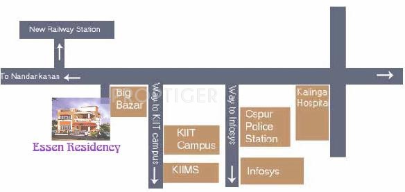  residency Images for Location Plan of Essen Residency