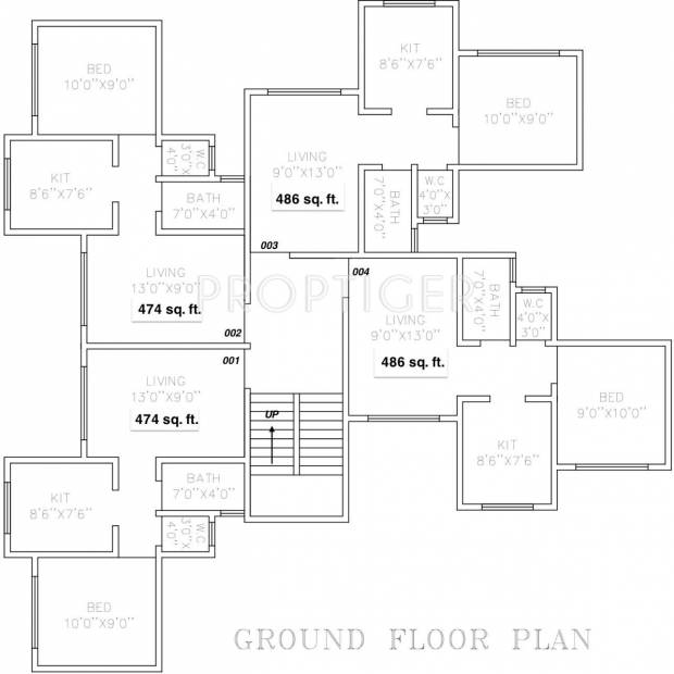 Images for Cluster Plan of KVC Shantivan