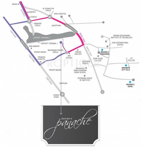 Images for Location Plan of Mahima Panache