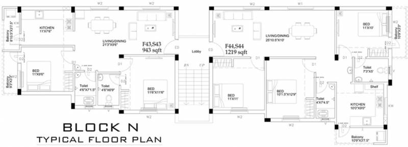 homes Images for Cluster Plan of Ruby Homes