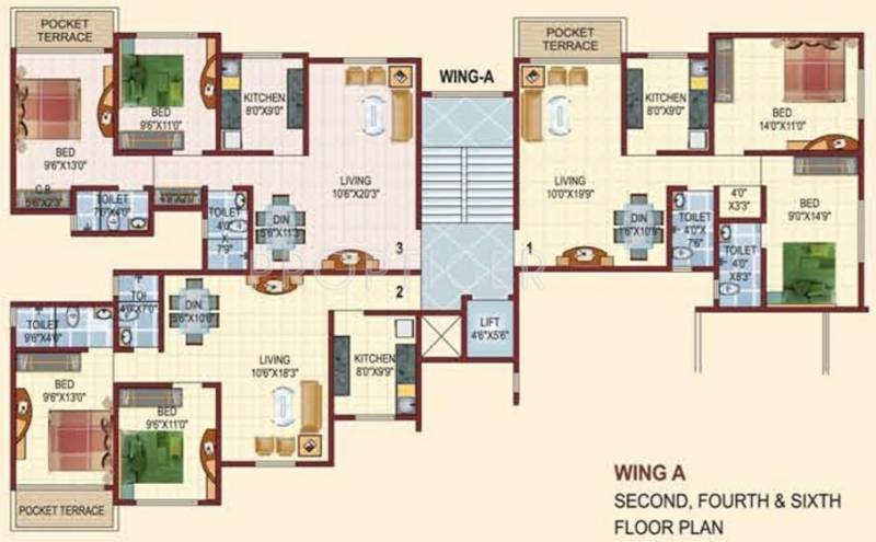 Images for Cluster Plan of DV Kingston Tower