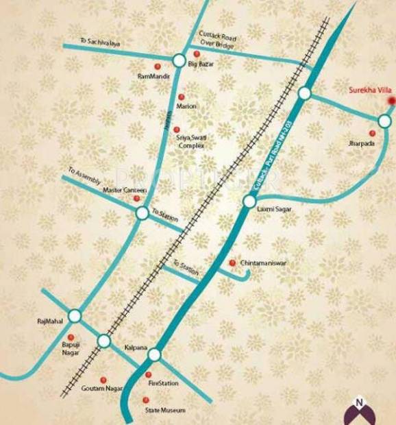 Images for Location Plan of Surekha Builders and Developers Surekha Villa