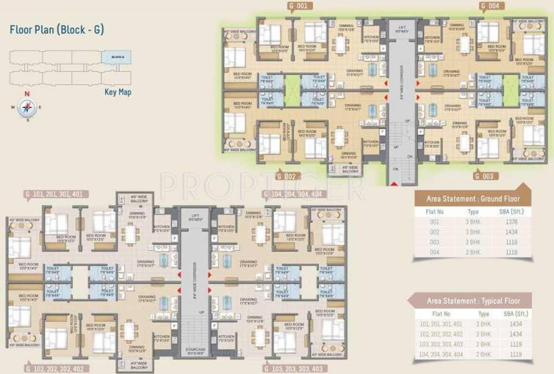  orchid Block-B Cluster Plan