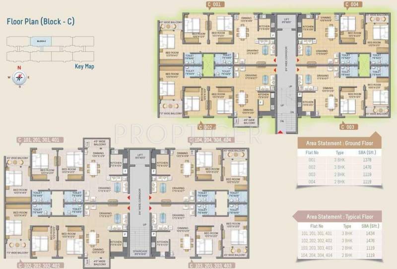  orchid Block-F Cluster Plan